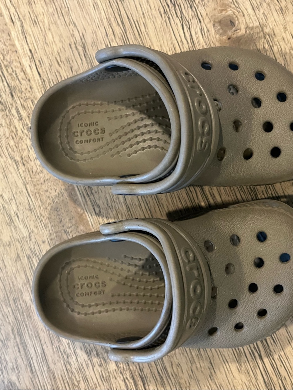 Toddler Crocs Size 5C Gray
